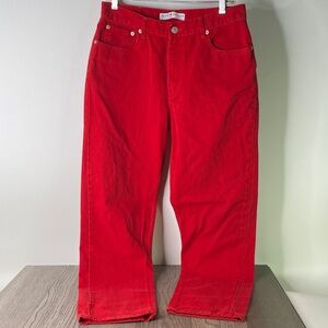 Tommy Hilfiger Red Denim Women's Jeans Size 10